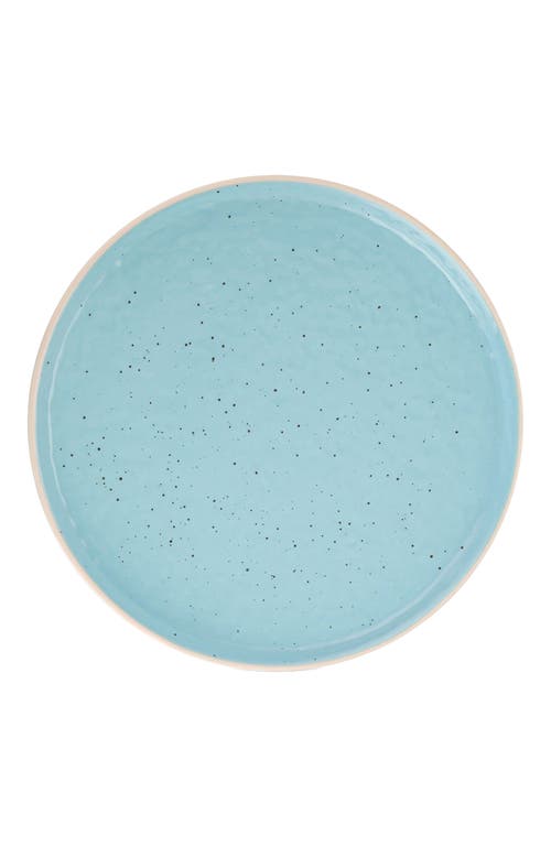 Stone Lain Elena Stoneware 4-piece Salad Plate Set In Blue