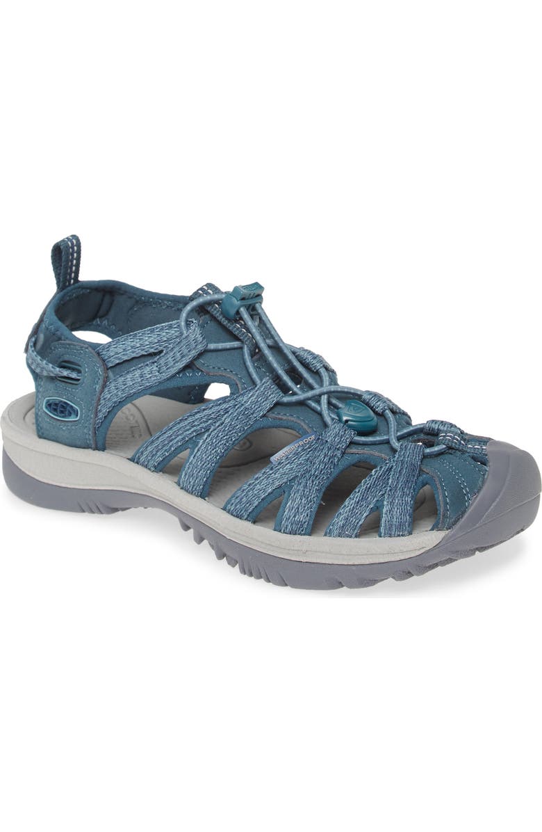 KEEN 'Whisper' Water Friendly Sport Sandal, Main, color, Smoke Blue