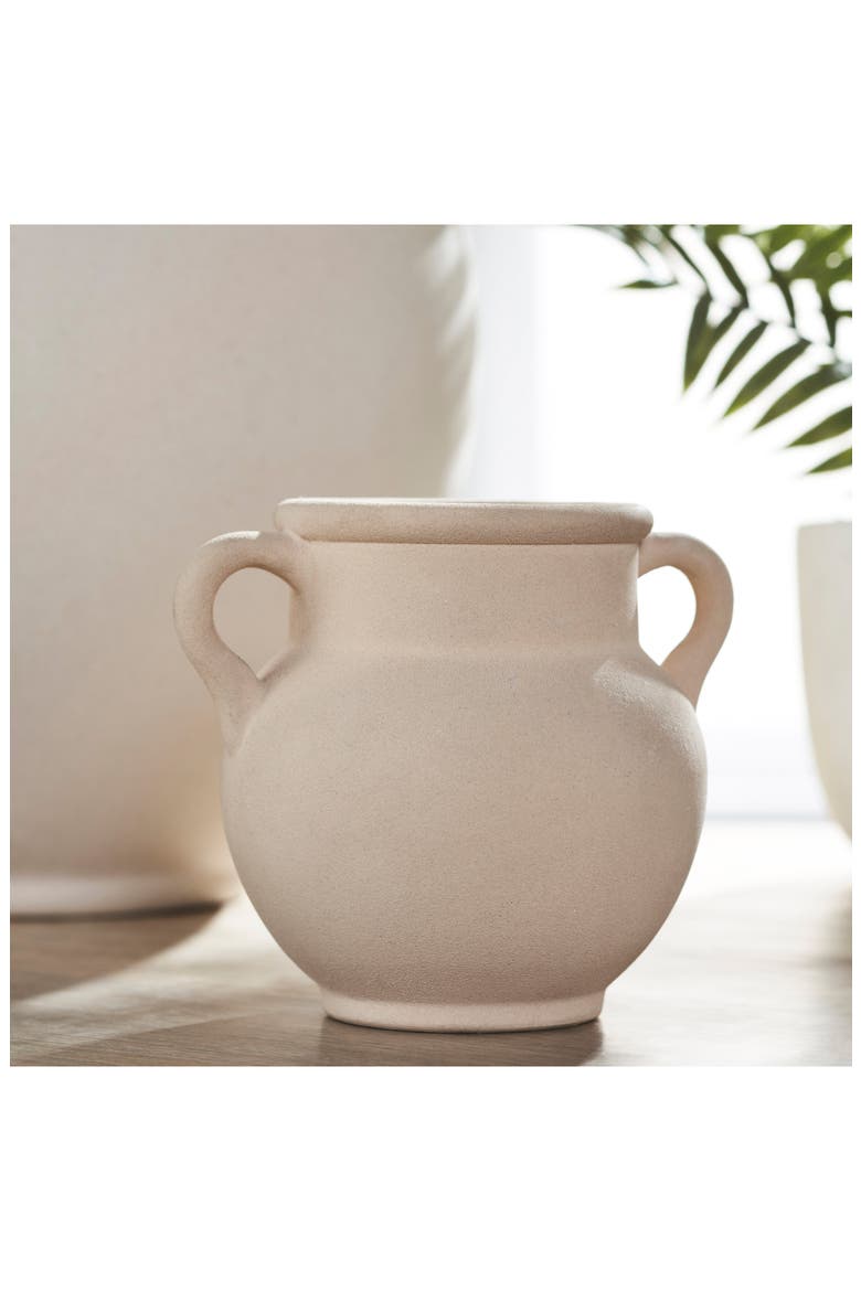 Centola Stoneware Vase, Alternate, color, MATTE BEIGE