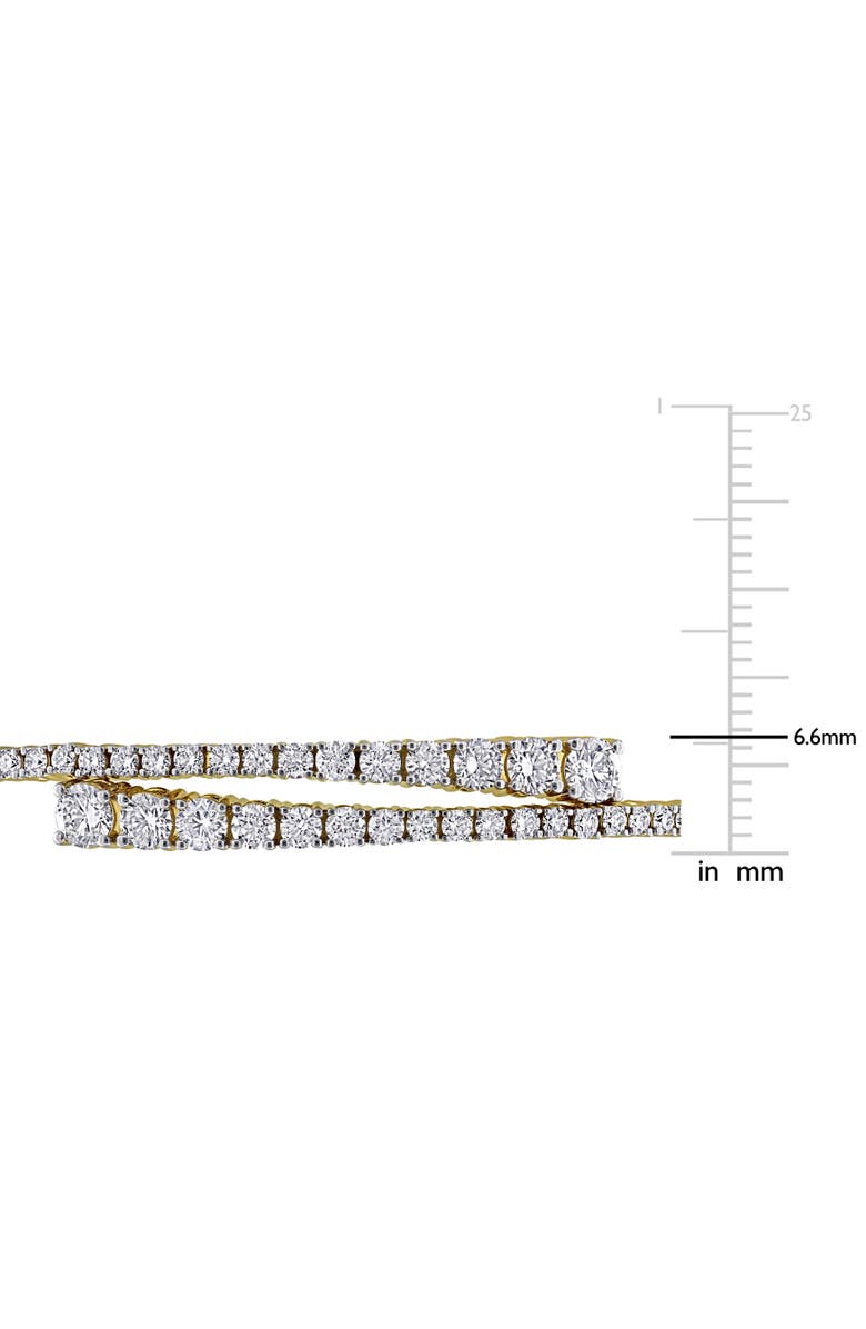 Julianna B. Graduated Diamond Bypass Bangle 14k, Alternate, color, 14K Yellow Gold