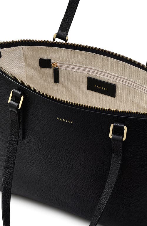 Radley Silk Street Large Ziptop Shoulder Bag In Black
