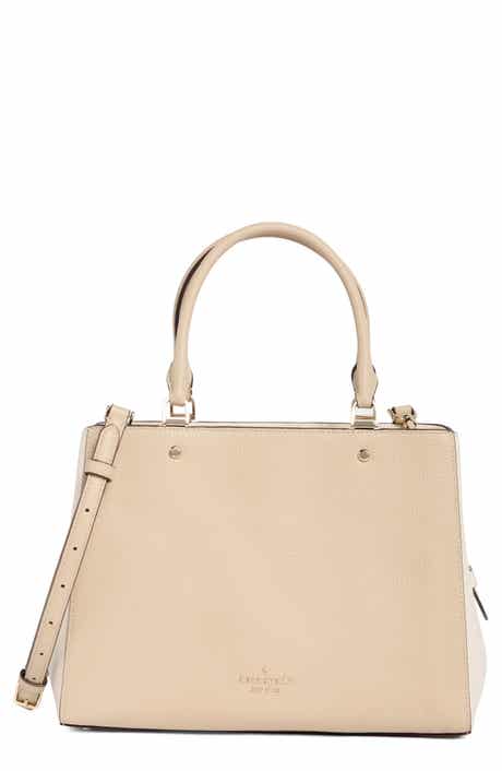 Leila Colorblock Pebbled Leather Satchel