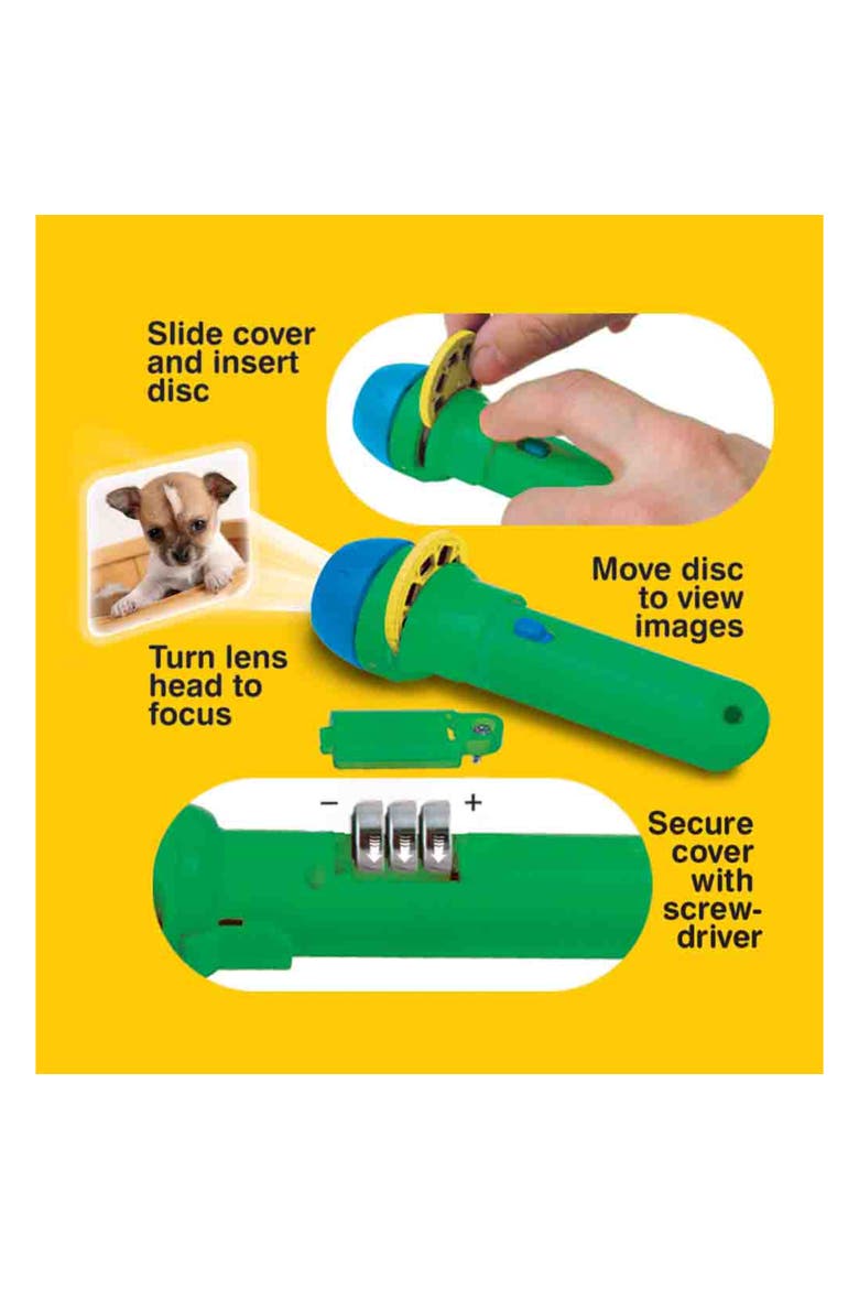Puppies Torch and Projector, Ages 3+, Alternate, color, Multicolored