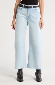 PAIGE Arellia Release Hem High Waist Ankle Barrel Jeans