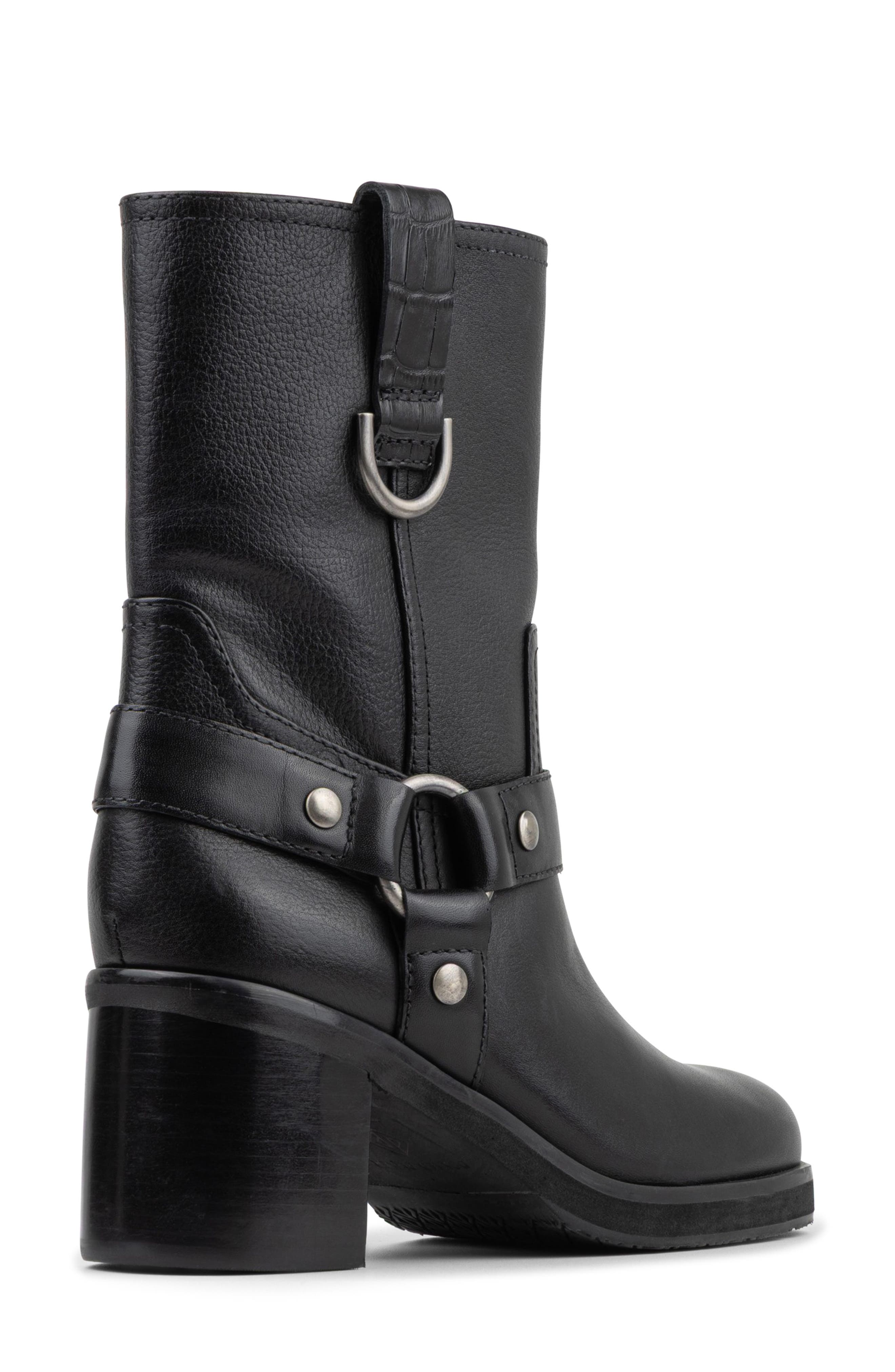 Donald Pliner Riegal Harness Boot, Alternate, color, Black