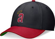Nike Men's Nike Navy/Red California Angels Cooperstown Collection Rewind Swooshflex Performance Hat