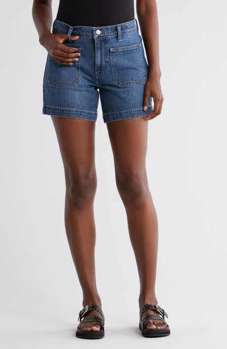 Lucky Brand '90s Patch Pocket Midi Shorts