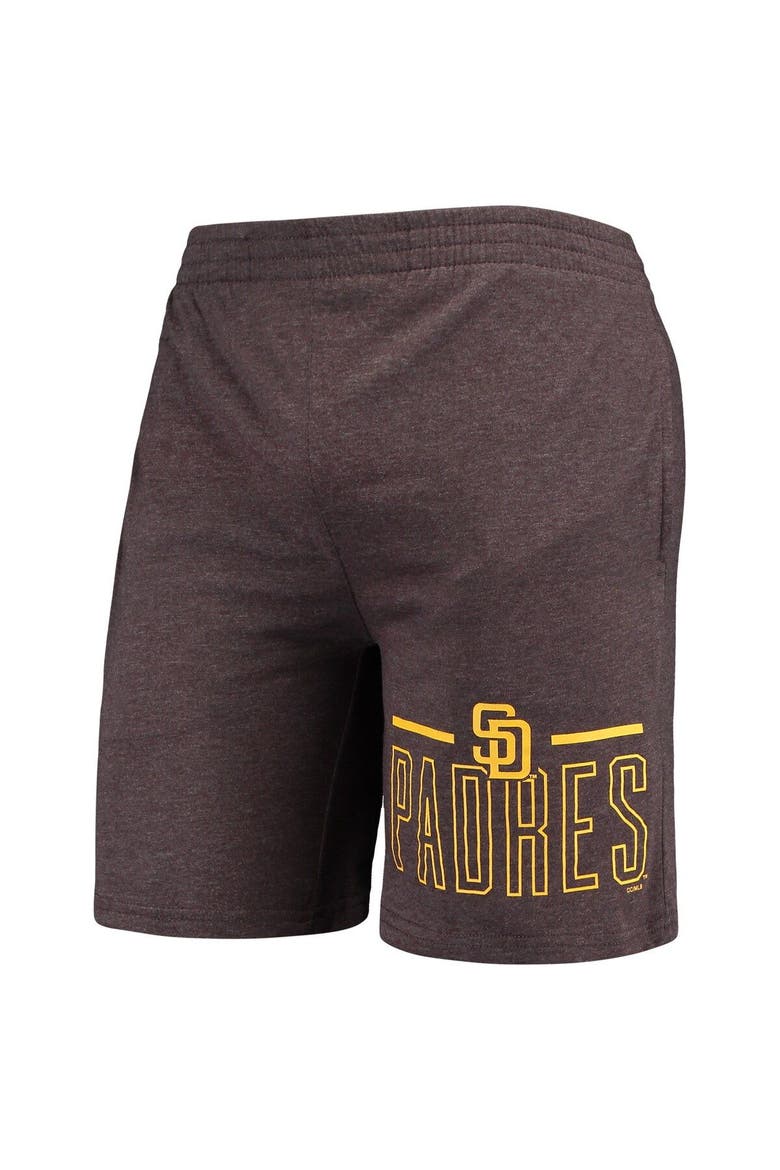 Men's Concepts Sport Brown/Gold San Diego Padres Meter T-Shirt and Shorts Sleep Set, Alternate, color, Brown