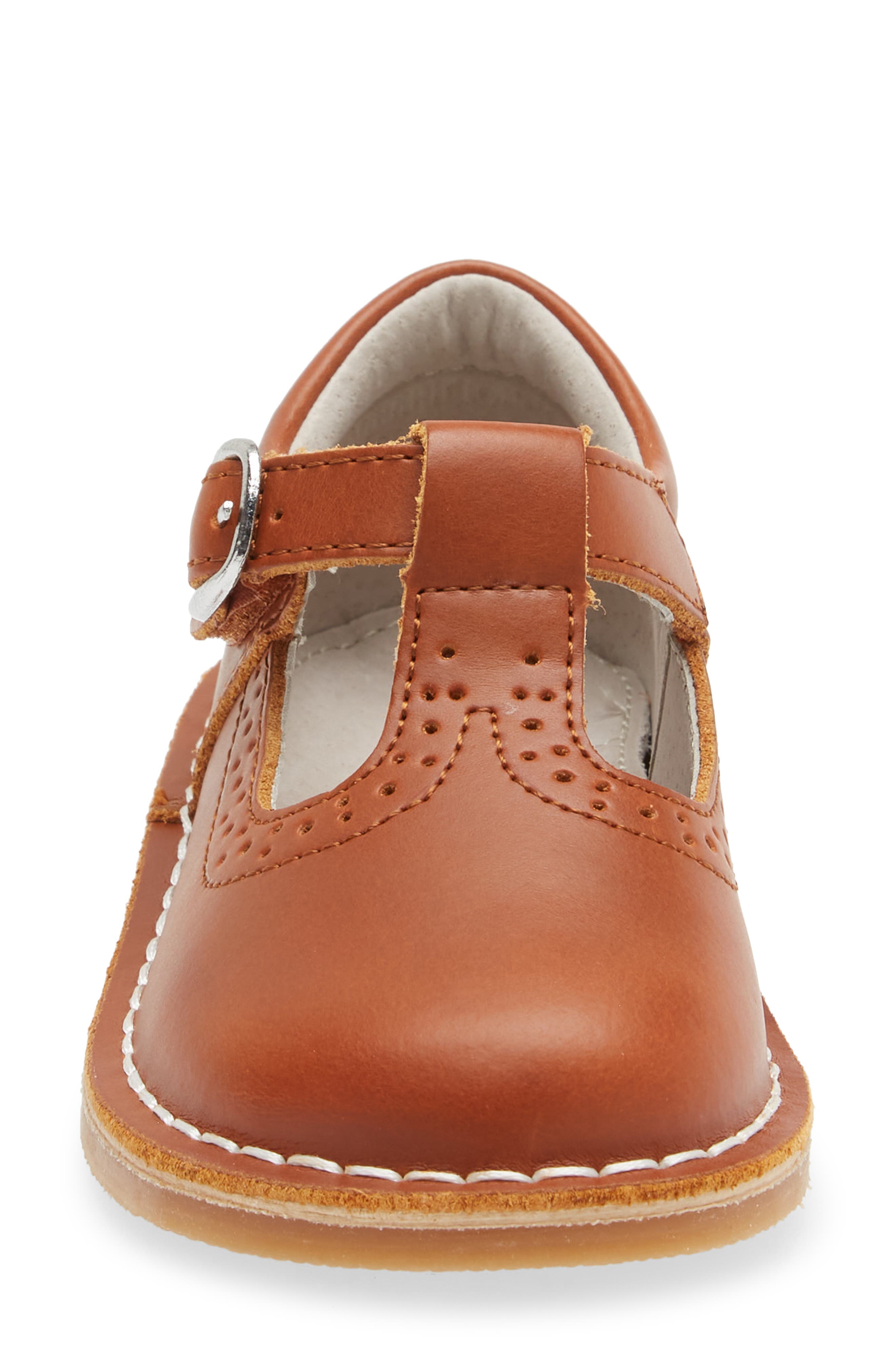 Frances T-Strap Shoe, Alternate, color, COGNAC
