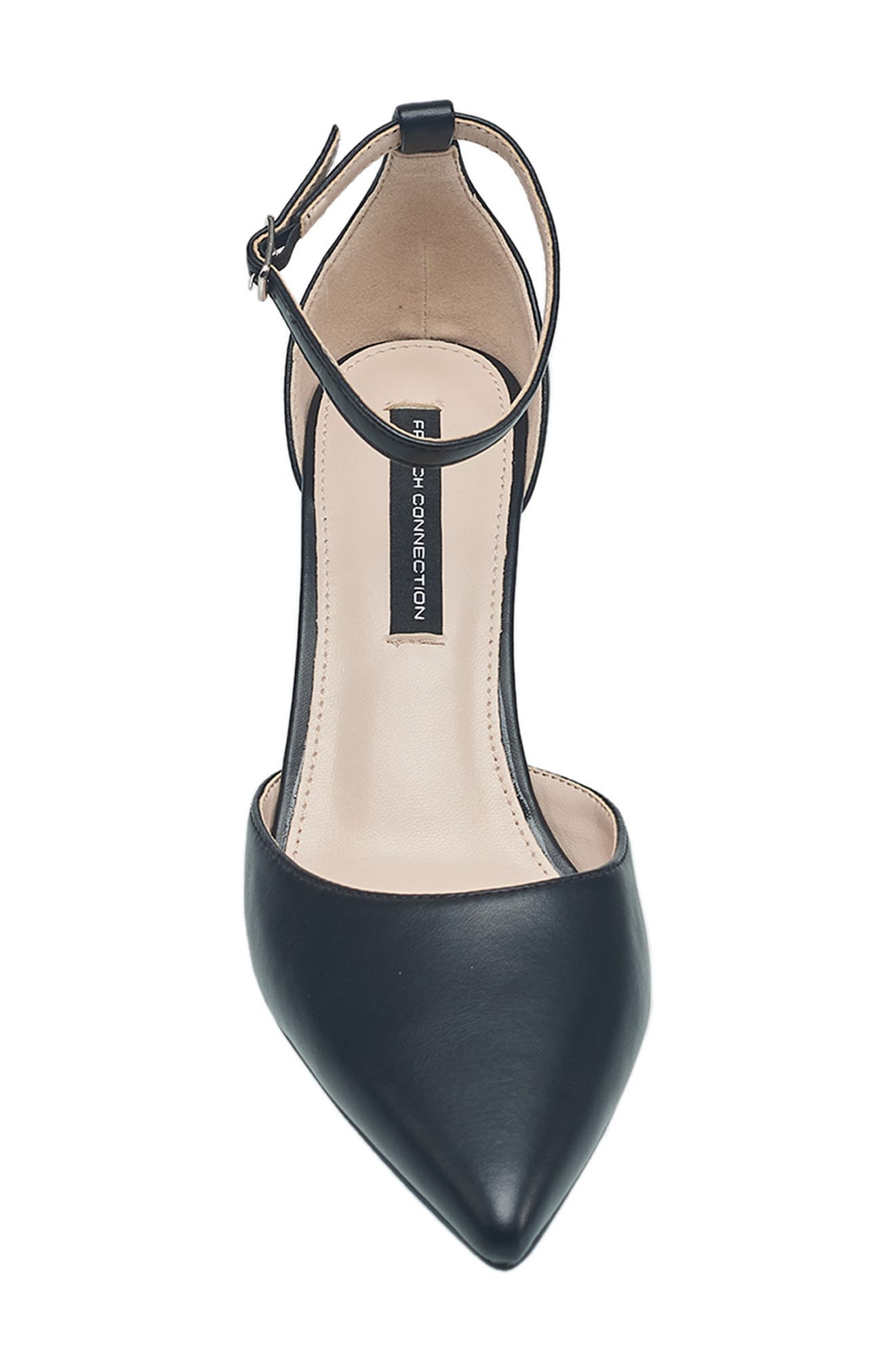 French Connection Champs D'Orsay Ankle Strap Pump, Alternate, color, 