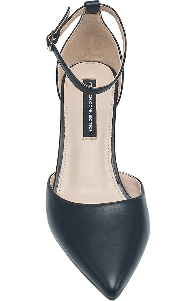 French Connection Champs D'Orsay Ankle Strap Pump, Alternate, color,