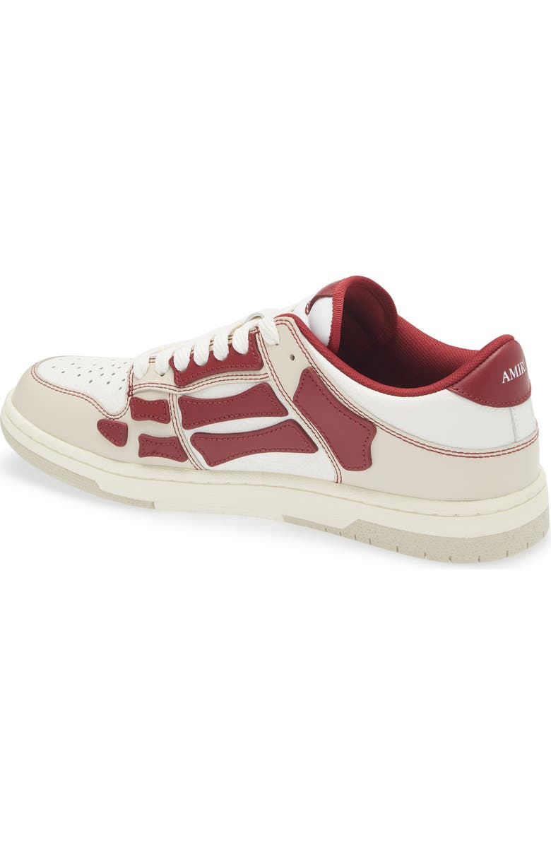 AMIRI Varsity Skel Sneaker, Alternate, color, Deep Red