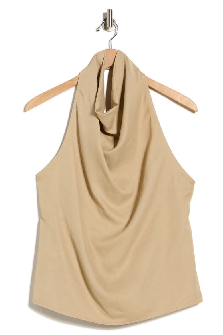 Friday Night Halter Top, Main, color, TRAVERTINE