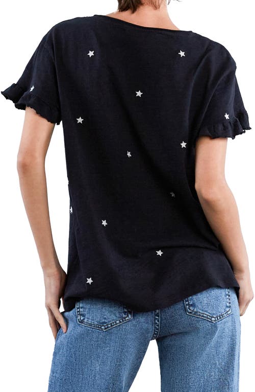 Billy T Embroidered Stars T-shirt In Ink