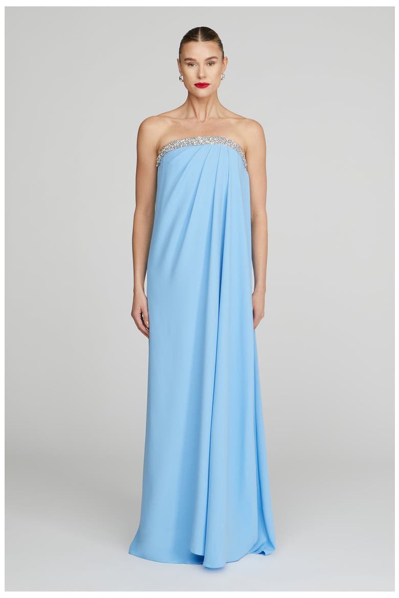 Fleur Strapless Gown, Main, color, Hydrangea