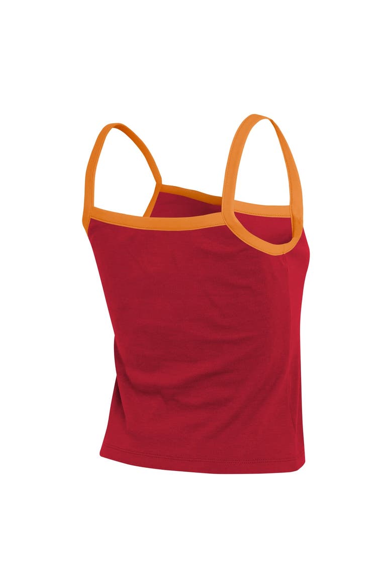 Women's WEAR by Erin Andrews  Red Tampa Bay Buccaneers Colorblock Tank Top, Alternate, color, Red