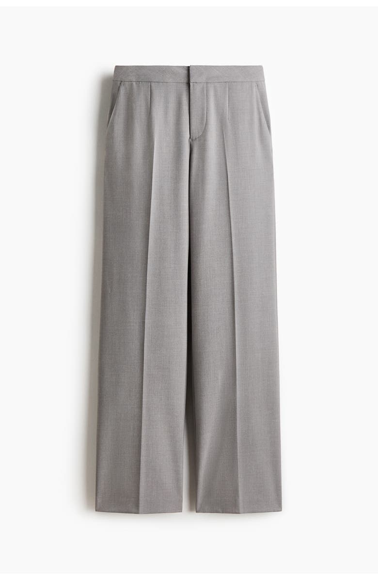 H&M Dress pants, Alternate, color, Gray
