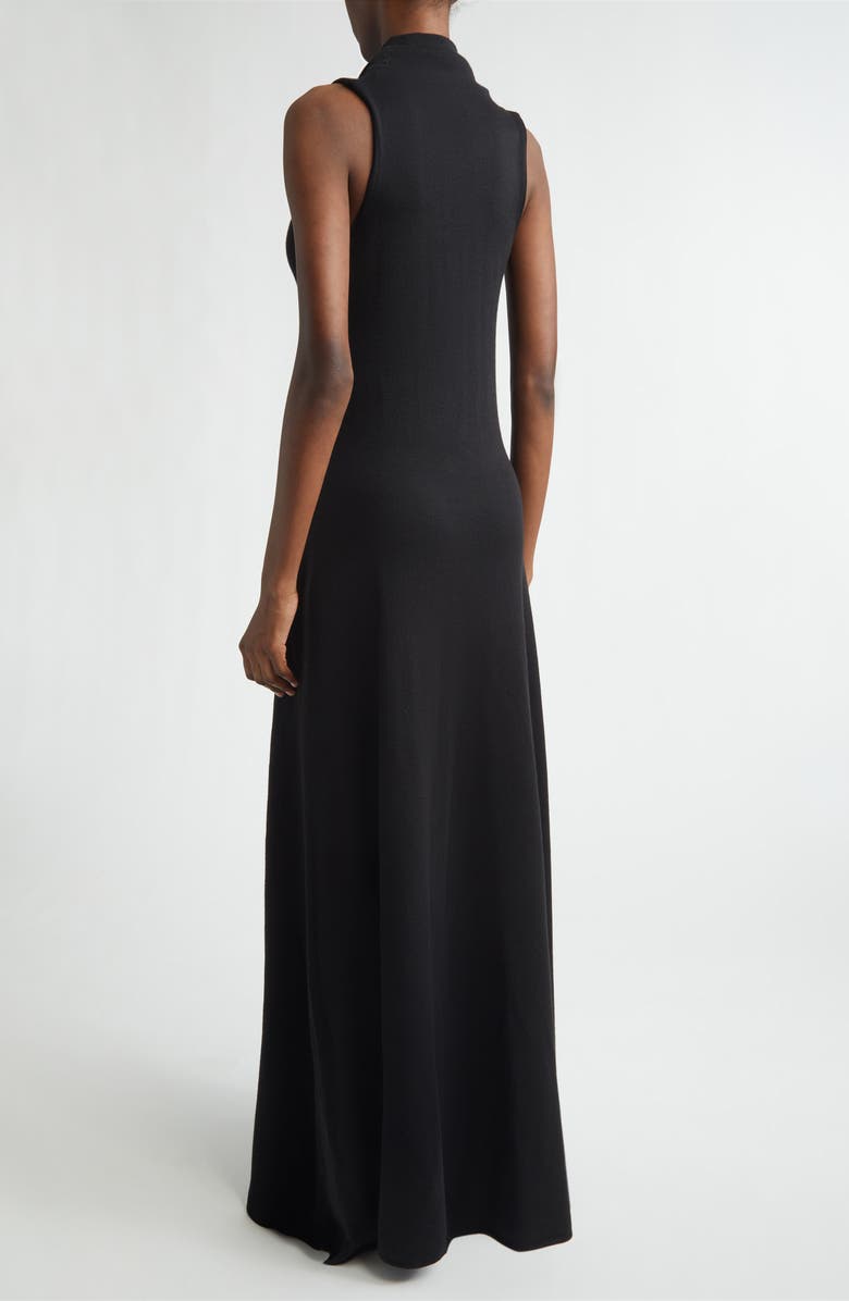 TOM FORD Cowl Neck Piqué Knit Wool Blend Dress, Alternate, color, 