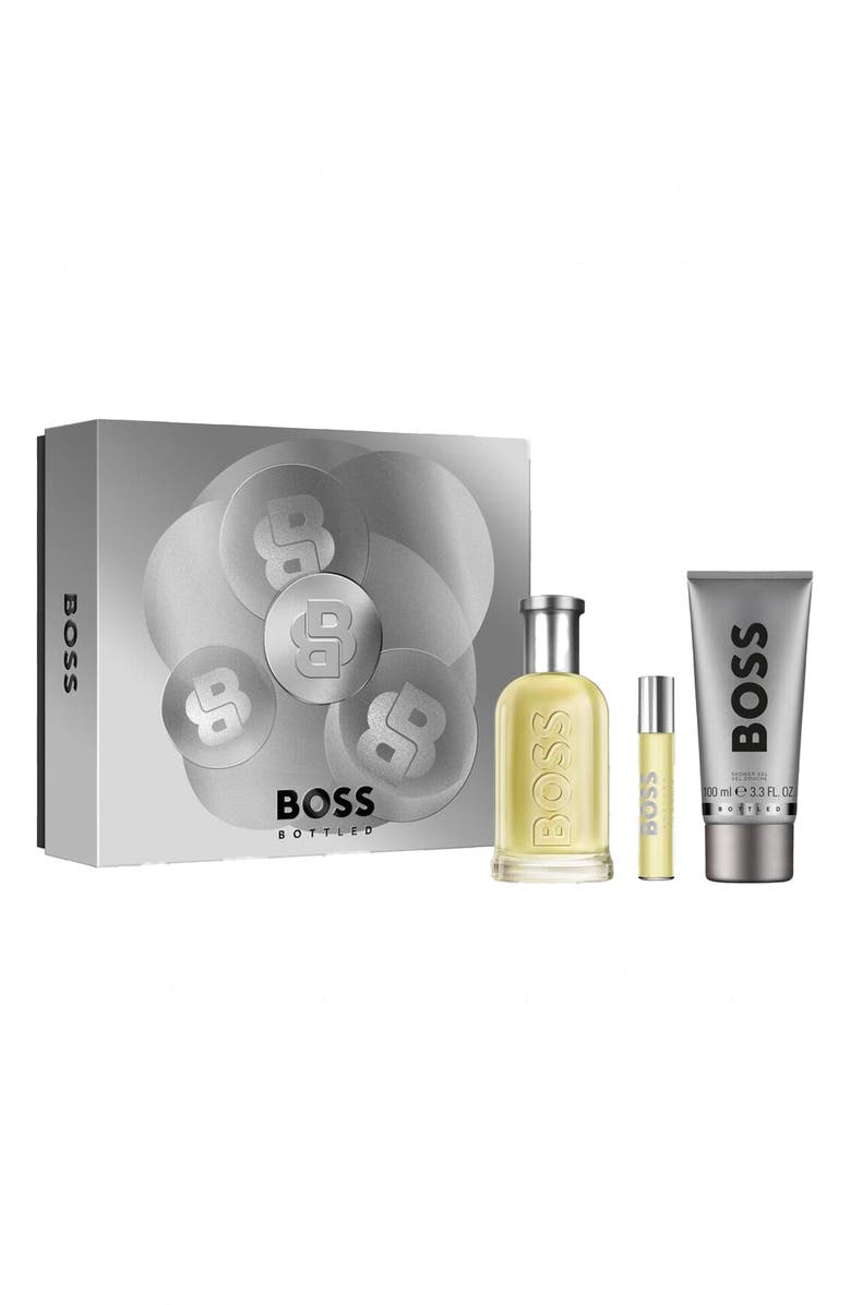 HUGO Bottled 3-Piece Fragrance Gift Set $176 Value, Main, color, 