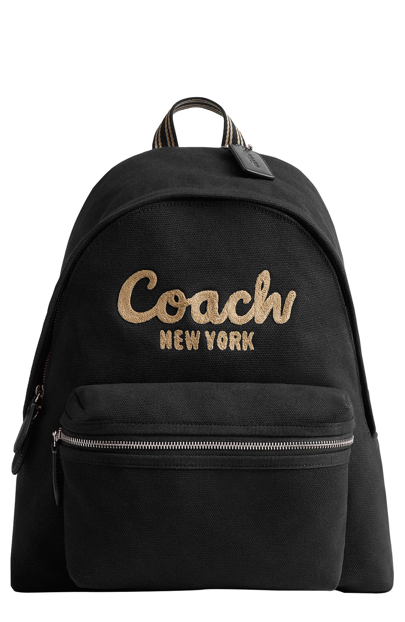 COACH Canvas Cargo Backpack, Main, color, 