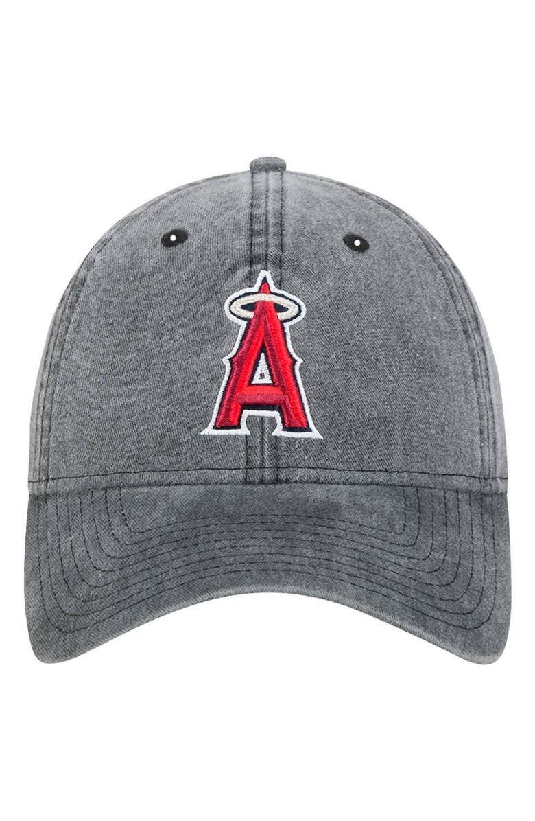 New Era Men's New Era Black Los Angeles Angels Rugged Team 9TWENTY Adjustable Hat, Alternate, color, 