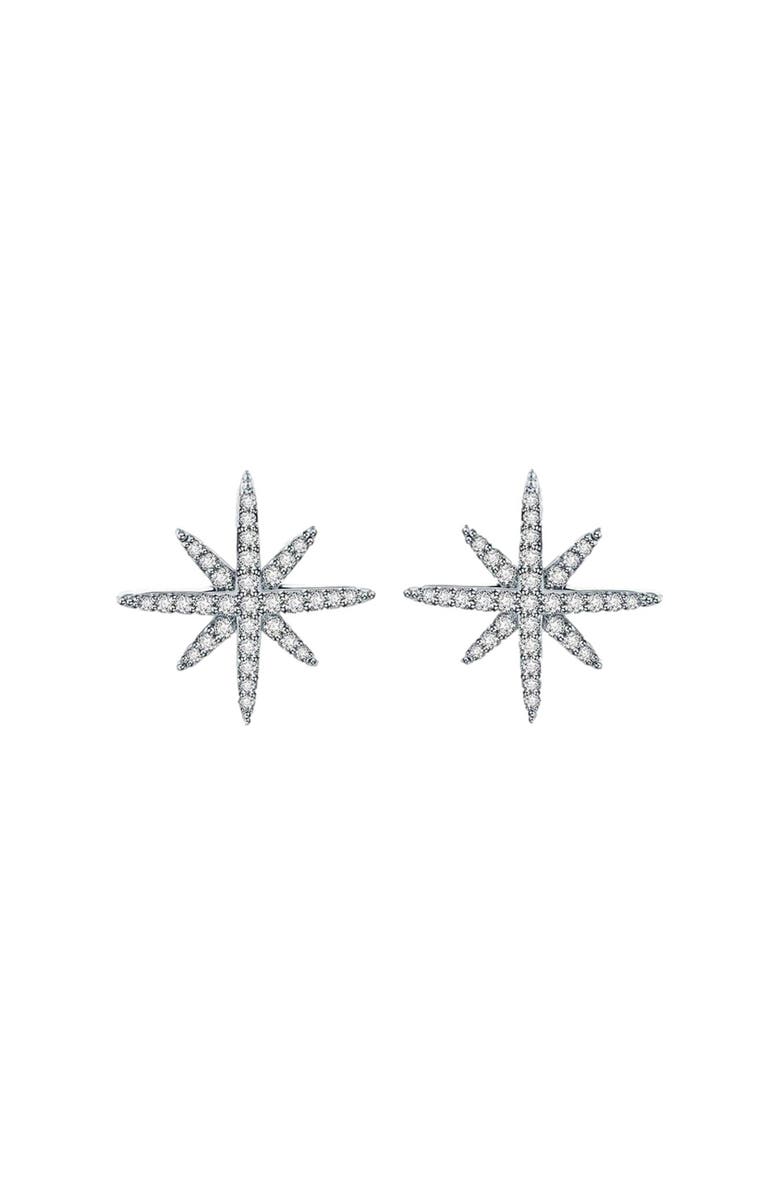 DLORIA Star Stud Earrings Cubic Zirconia, Main, color,