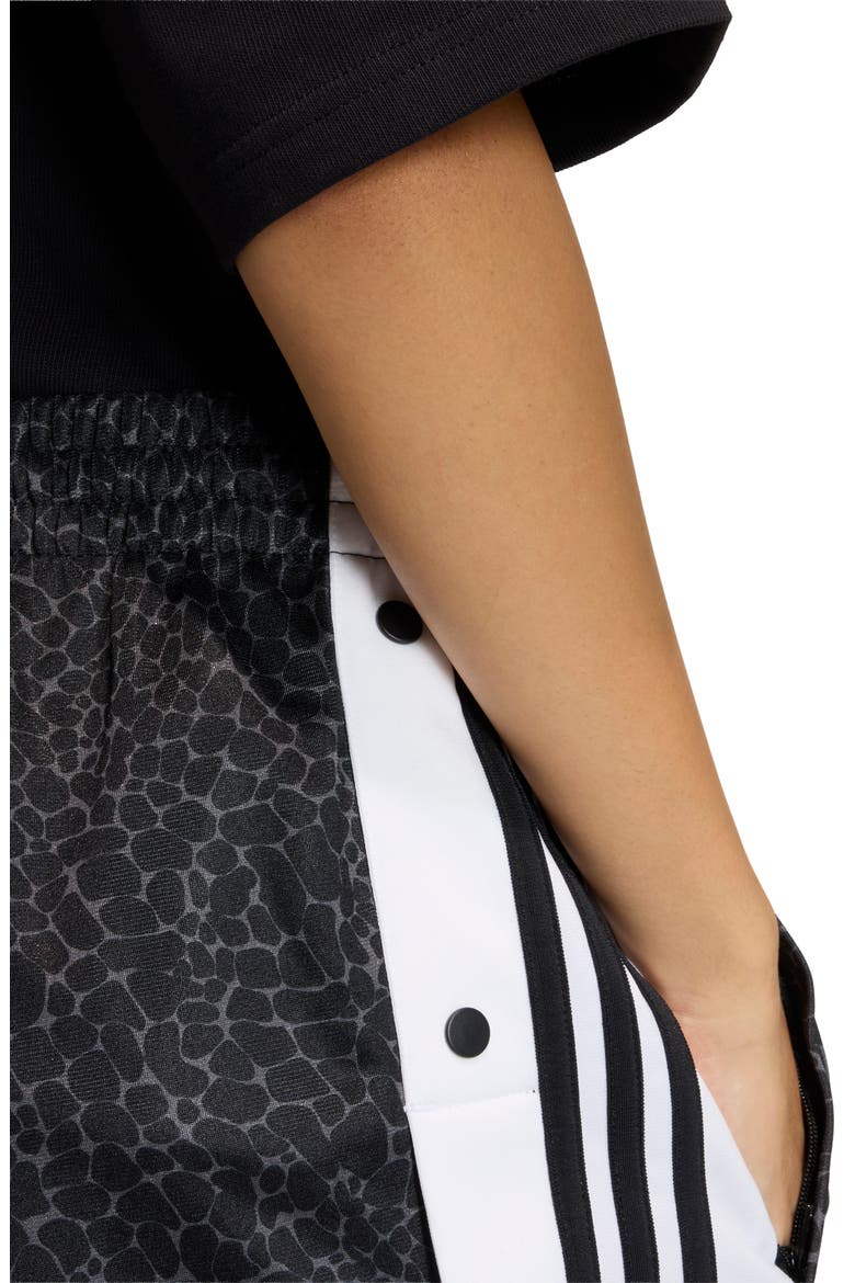 Print Adibreak Shorts, Alternate, color, BLACK/ GREY SIX