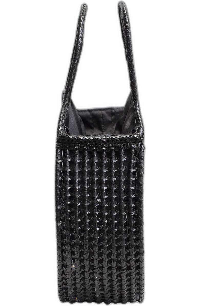 Jelavu Sidney Rattan Satchel, Alternate, color, Black
