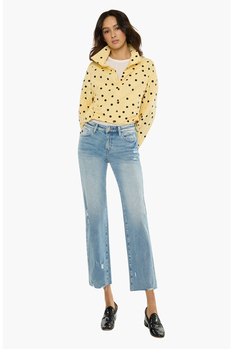 Alice Essentials Mid Rise True Straight Jeans, Alternate, color, Mid-Dark Wash