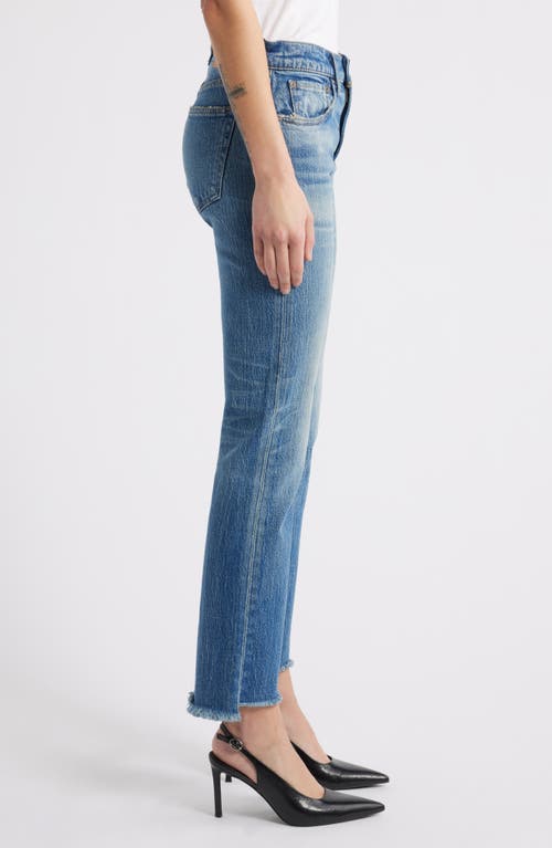 Moussy Vintage Hammels Raw Hem Slim Straight Leg Jeans