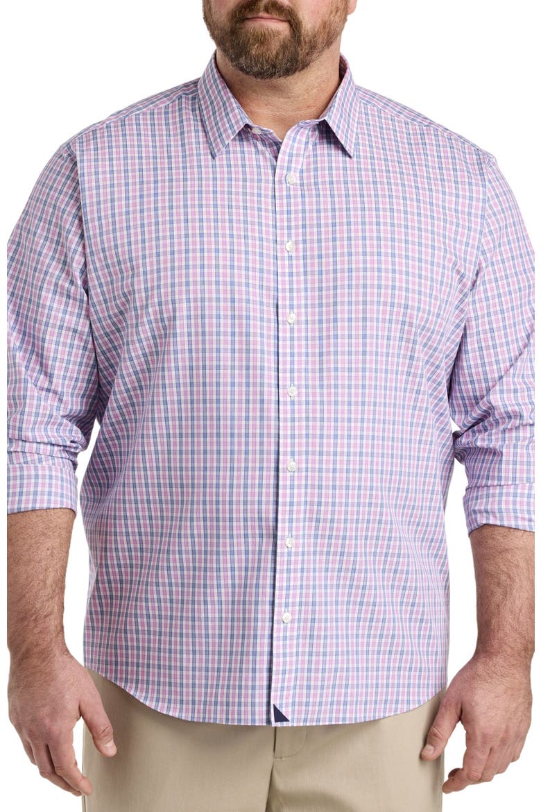 Big & Tall Dolcetto Sport Shirt, Main, color, PINK