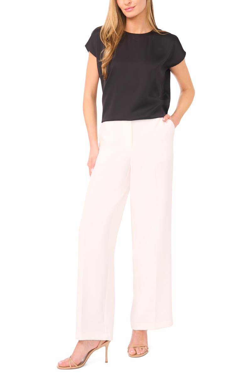 Halogen<sup>®</sup> Print Cap Sleeve Blouse, Alternate, color, 