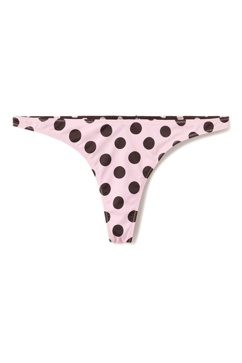Reversible Polka Dot Bikini Bottoms, Main, color, PINK