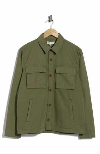 Utility Cotton Canvas Overshirt