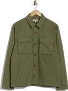 Lucky Brand Utility Cotton Canvas Overshirt
