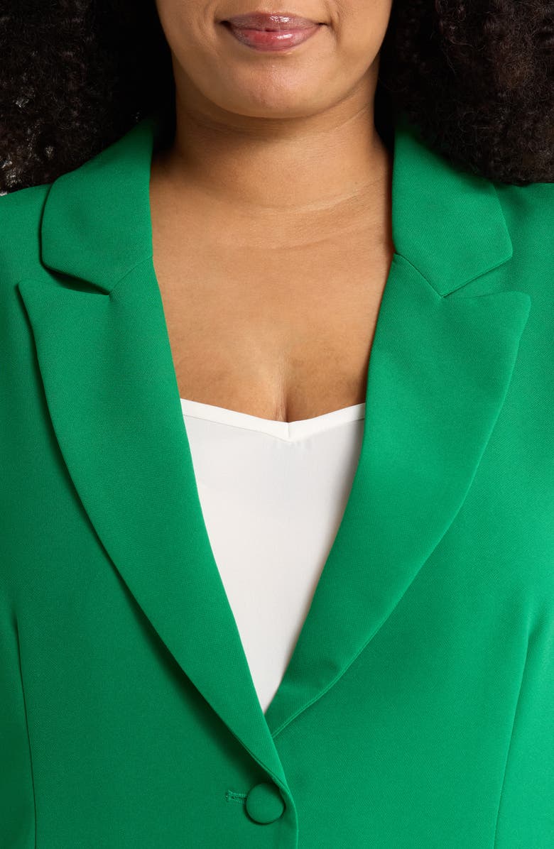 SUGARLIPS Chelsea One-Button Blazer, Alternate, color, Kelly-Green