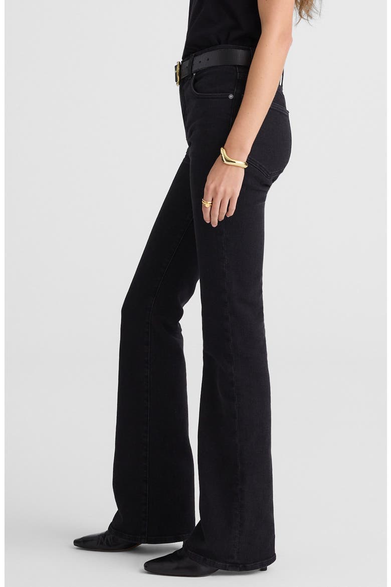 The Vintage-Inspired Flare Jeans, Alternate, color, BLACK FROST