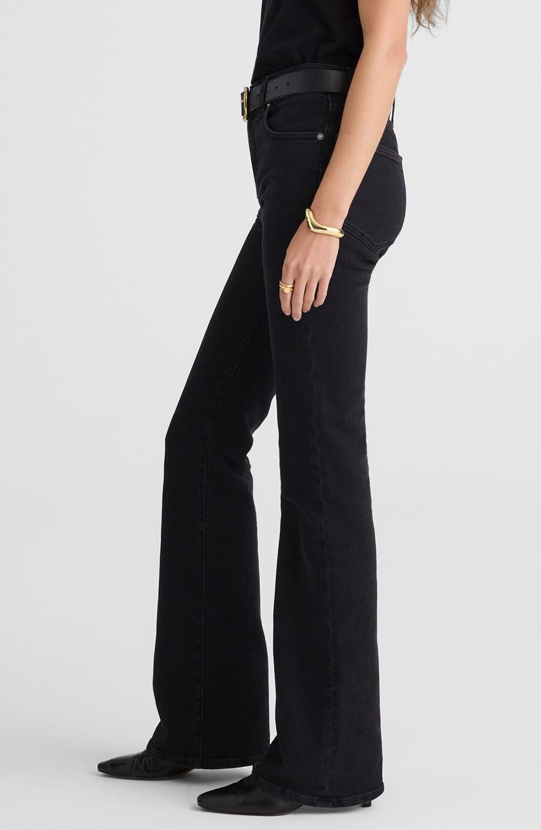 Madewell The Vintage-Inspired Flare Jeans, Alternate, color, Black Frost
