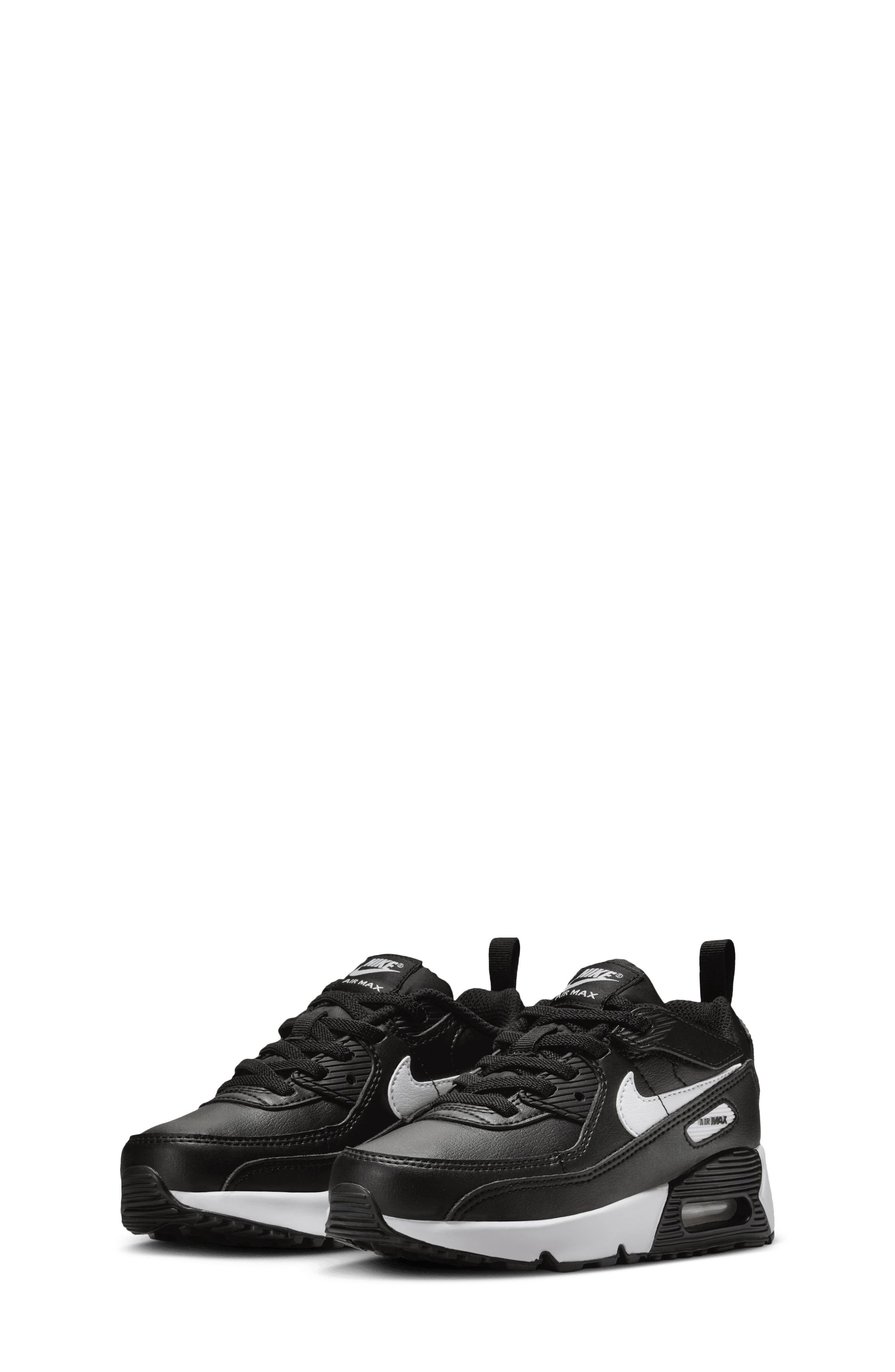 Nike Kids' Air Max 90 Sneaker, Main, color, Black/ Black/ White