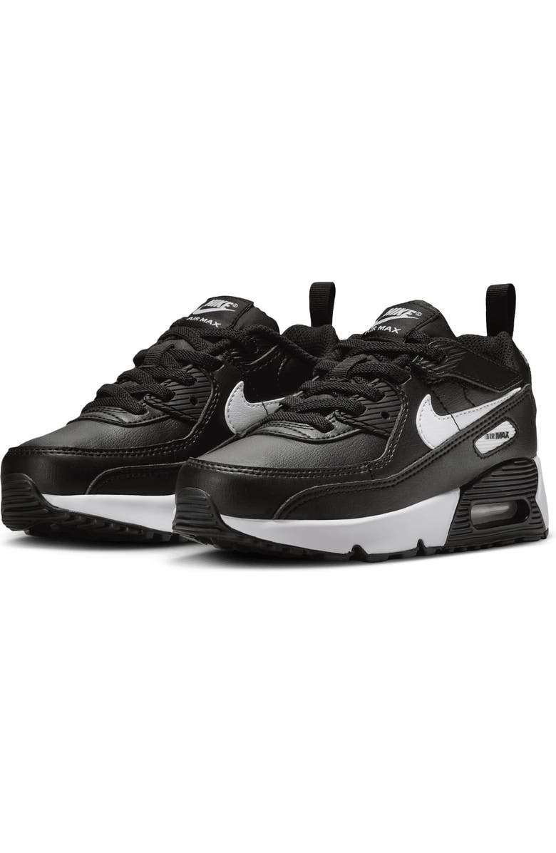 Nike Kids' Air Max 90 Sneaker, Main, color, Black/ Black/ White