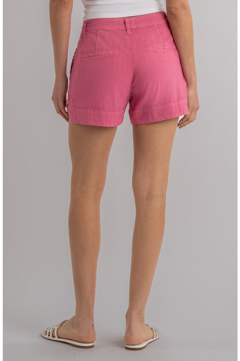 Toni High Waist Shorts, Alternate, color, LIPSTICK