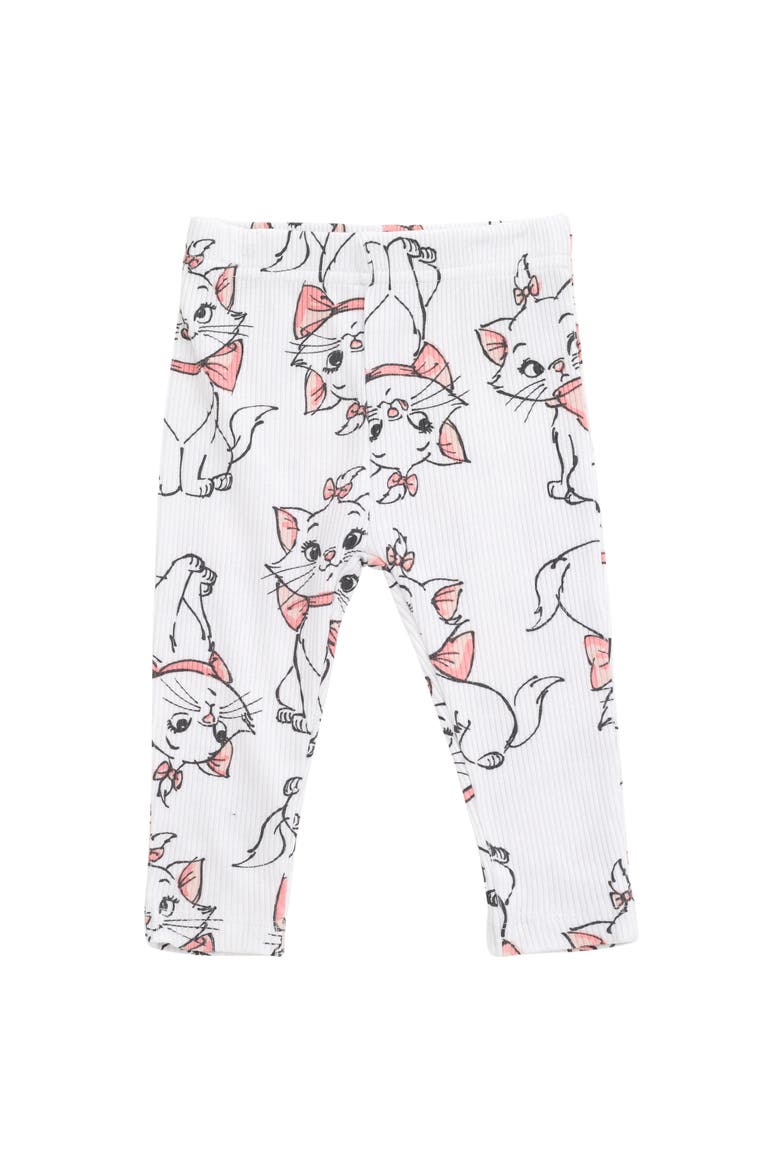 The Aristocats Marie Ribbed Long Sleeve Tee and Pants Set, Alternate, color, Tusk Marie