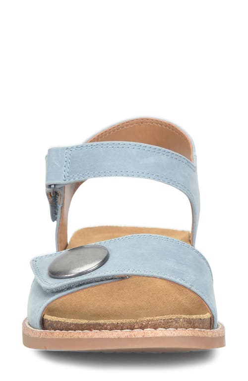 Comfortiva Gwen Wedge Sandal In Quarry Blue