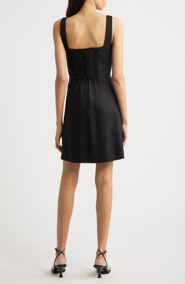 Charles Henry Sleeveless A-line Minidress, Alternate, color, 