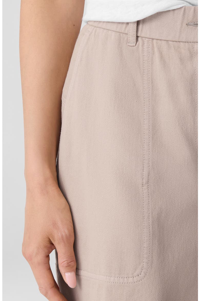 Organic Cotton Ankle Barrel Leg Pants, Alternate, color, WHEAT