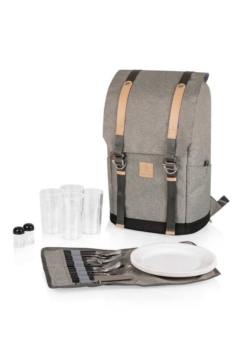 PT-Frontier Picnic Backpack, Main, color, HEATHERED GREY