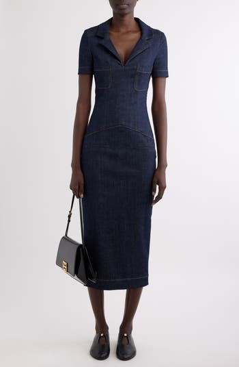 GIVENCHY ジバンシィ Denim dress デニム ワンピース ブルー Givenchy Denim Midi Shirtdress | Nordstrom