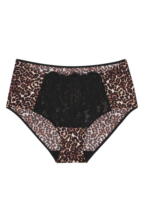 Skarlett Blue Entice Lace Trim Briefs In Black