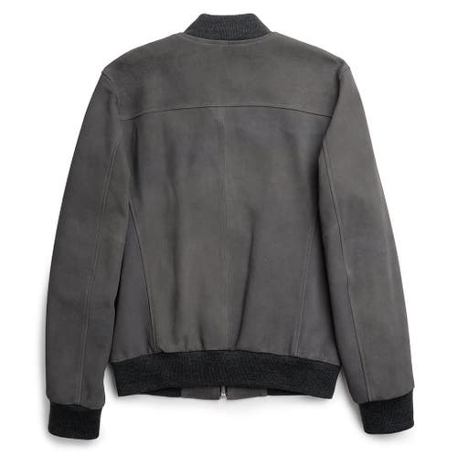 Last Wolf Elk Bomber Jacket In Gray
