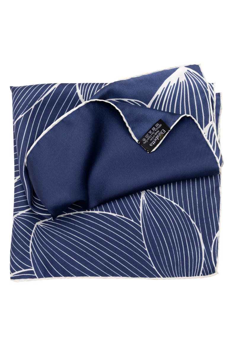 Fior di Loto - Silk Bandana, Alternate, color, Blue